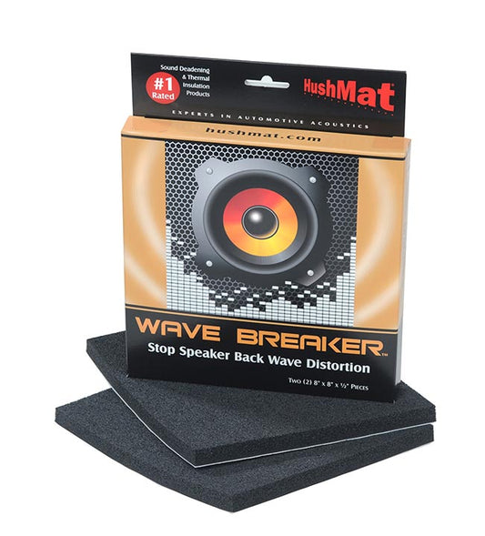 Hushmat Wave Breaker Contains (2) 8" X 8"  Wave Deflecting Pads