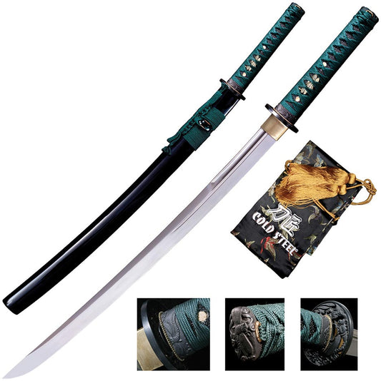 Cold Steel Wakizashi Sword (dragonfly) - 31-/1/2" Overall Length