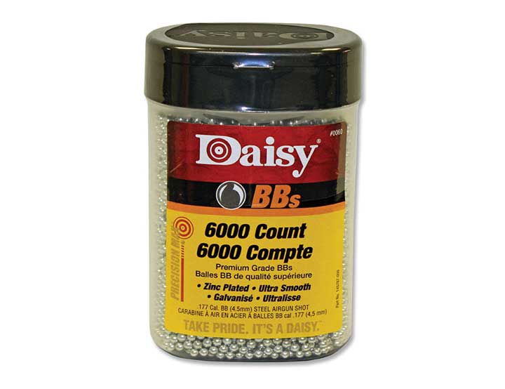 Daisy Outdoor Products 6000 Ct Bb Bottle Silver 4.5 Mm