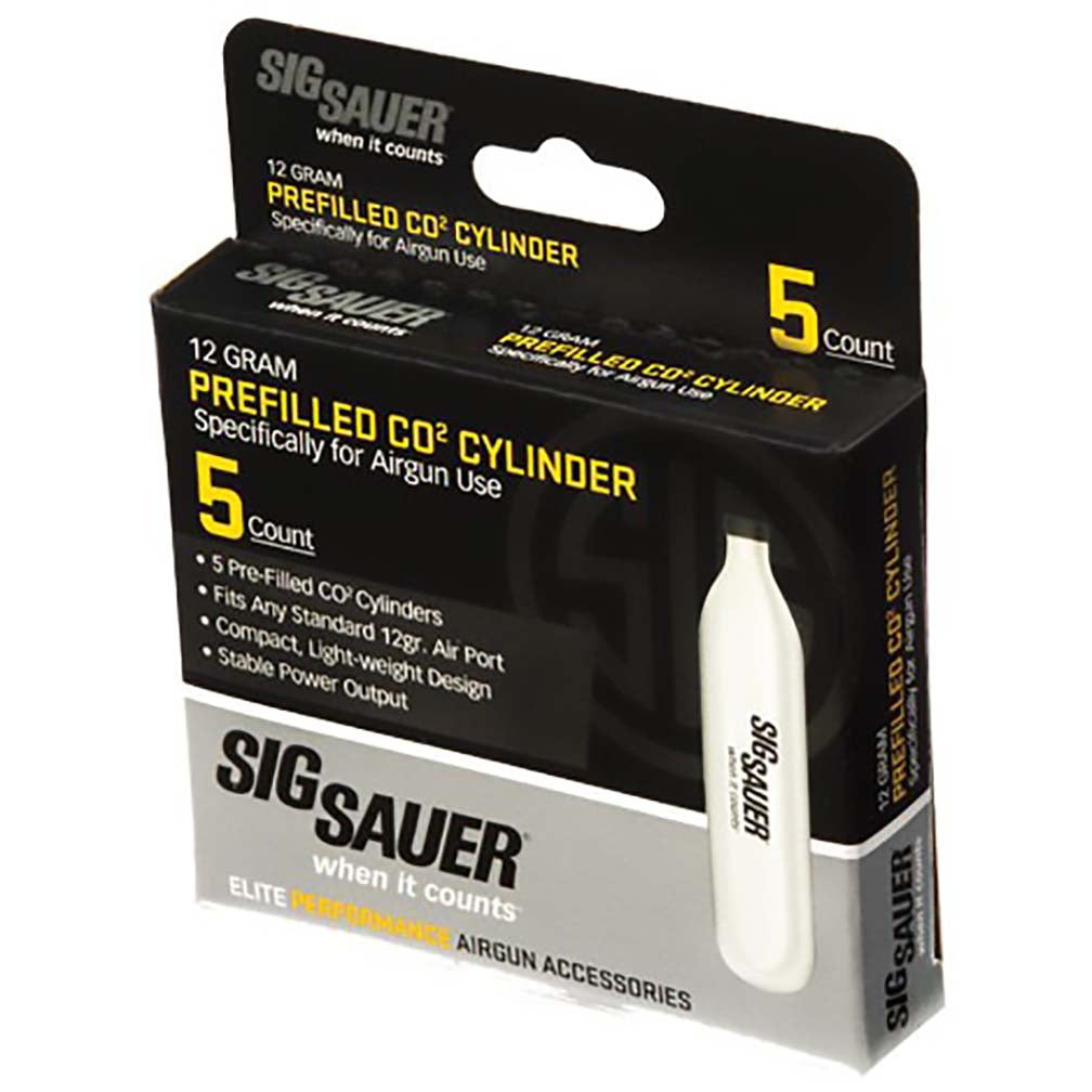 Sig Sauer Co2 Cylinders 12 Gr. - 5 Pack