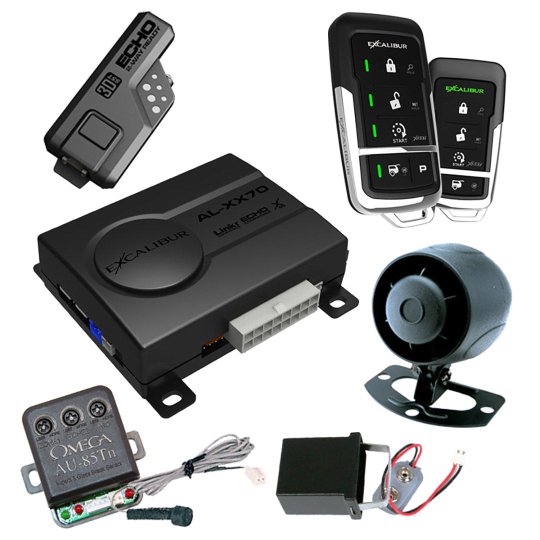 Excalibur 5-button 2-way Security/keyless Entry - Range 3000 Ft Data Start Upgradeable
