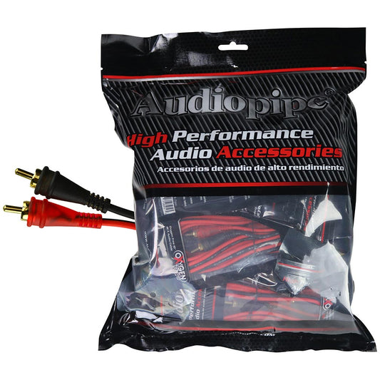 Audiopipe 10ft Oxygen Free Rca Cable - 10pcs Per Bag