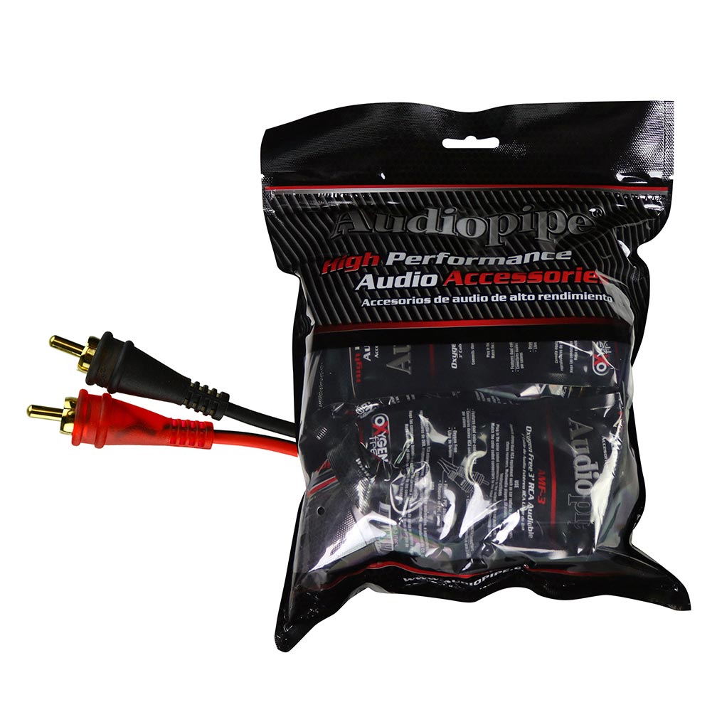 Audiopipe 6ft Oxygen Free Rca Cable - 10pcs Per Bag