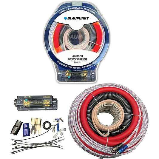 Blaupunkt 0-gauge Complete Amplifier Red Wire Kit