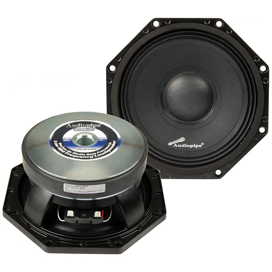 Audiopipe 8" Octo Low Mid Frequency Speaker 500w Max