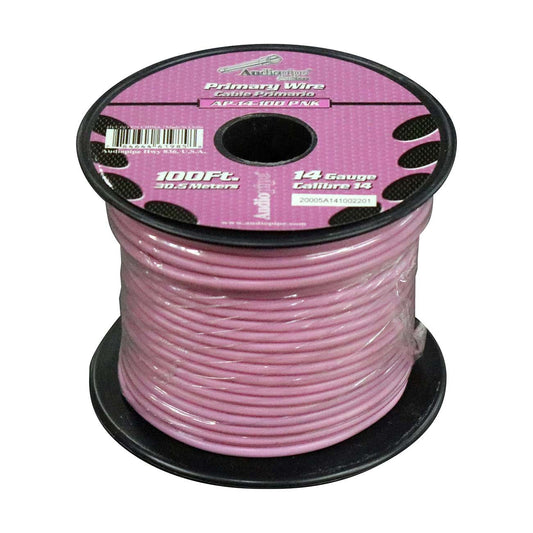 Audiopipe 14 Gauge 100ft Primary Wire Pink