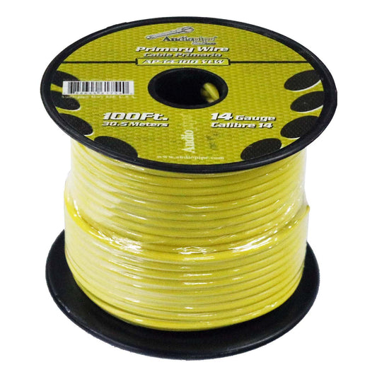 Audiopipe 14 Gauge 100ft Primary Wire Yellow