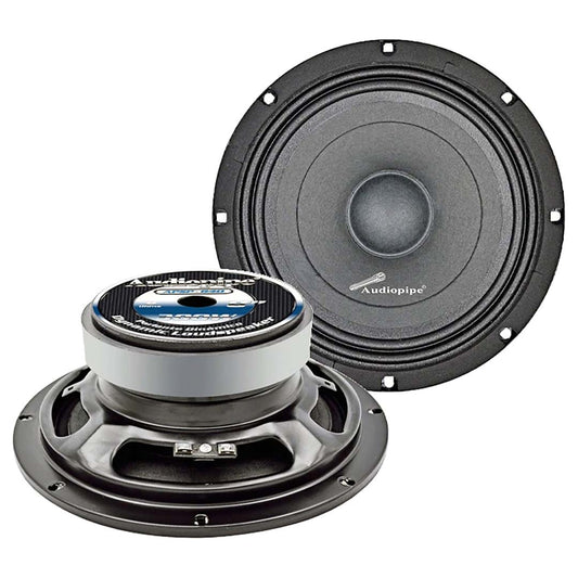 Audiopipe 8" Low Mid Frequency Speaker 150w Rms/300w Max 8 Ohm