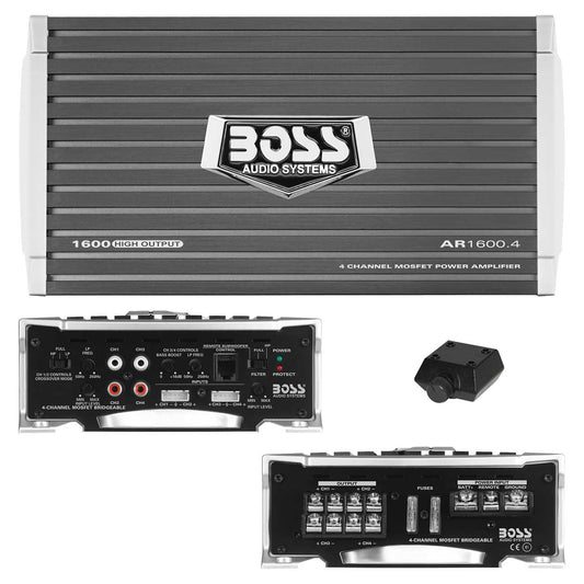 Boss Audio 4 Channel Amplifier 1200w Rms/1600w Max