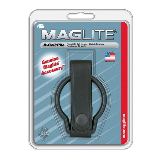Maglite Plain Leather Belt Holder For Maglite D-cell Flashlights