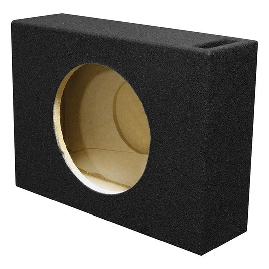 Qpower Single 10" Shallow Vented Woofer Box(boxed)
