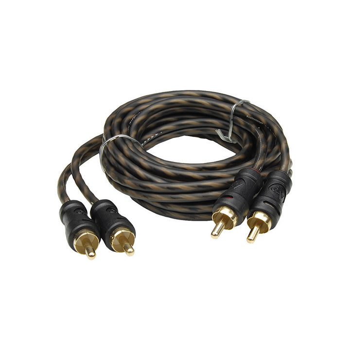 Audiopipe 24kt Gold Plated Interconnect Cable 3ft