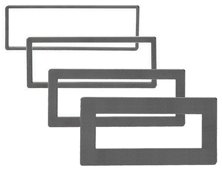 Trim Ring American Int'l For Din Radios; 4 Pieces