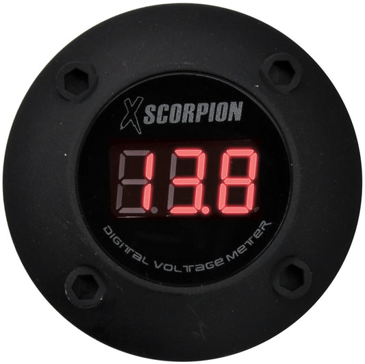 Xscorpion Voltmeter Digital 3 Digit Led Display Black