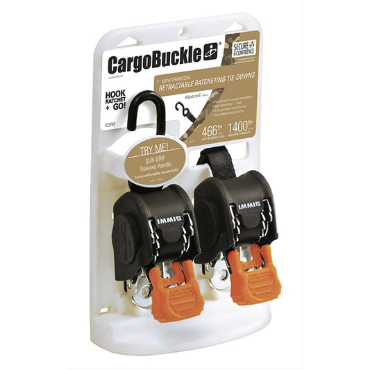 Cargobuckle Retractable Mini G3 Tie Down System (pair)