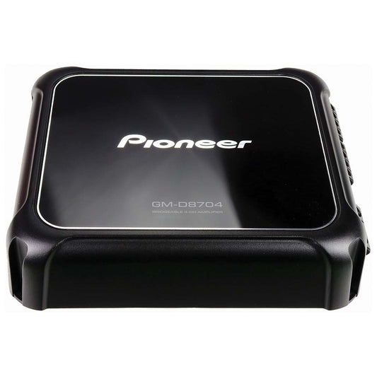 Pioneer 4ch Class D Amplifier 1200w Max Bass Knob