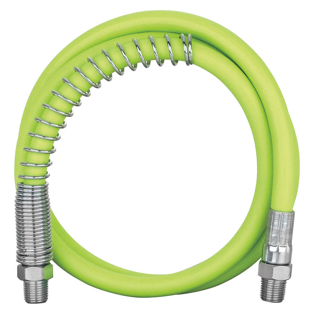 Flexzilla Grease Hose With Spring Guard - 1/8in X 36in With 1/8in Mnpt Ends