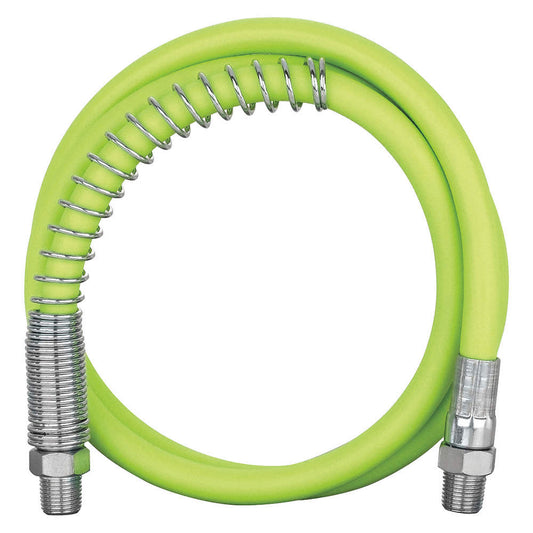 Flexzilla Grease Hose With Spring Guard - 1/8in X 36in With 1/8in Mnpt Ends