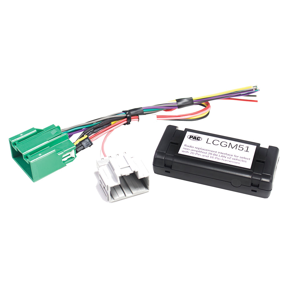 Pac Radio Replacement Interface For Non-amplified ’14-’19 Gm Lan V2 Vehicles