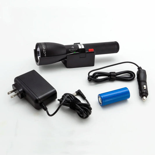 Maglite Rechargeable Ml150lr Led Flashlight (system 2) With 12 Volt Dc Lighter Adapter (black)