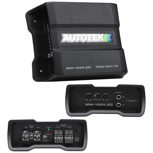 Autotek Mean Machine Compact D Class Amplifier 1500 Watts 2 Channel
