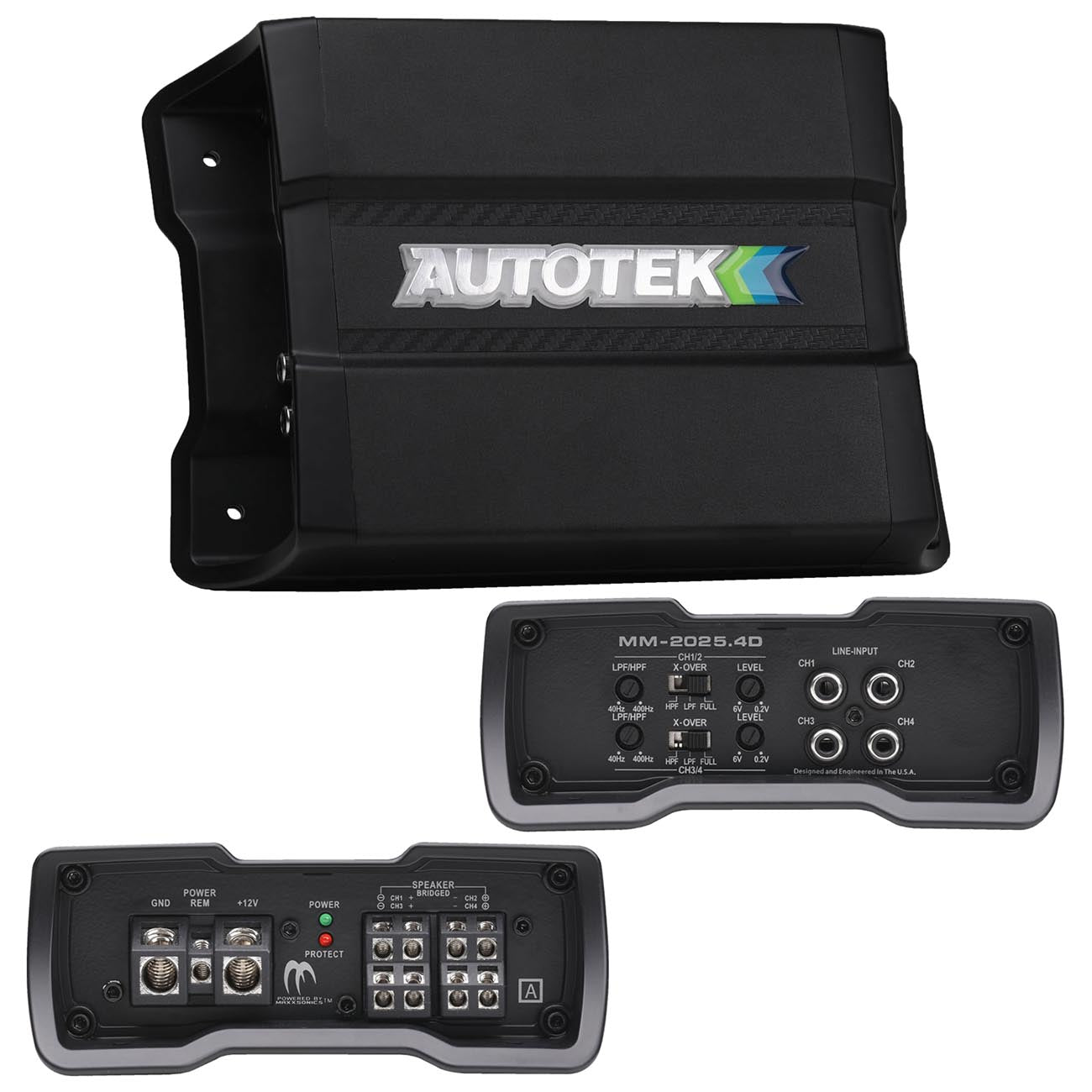 Autotek Mean Machine Compact D Class Amplifier 2000 Watts 4 Channel