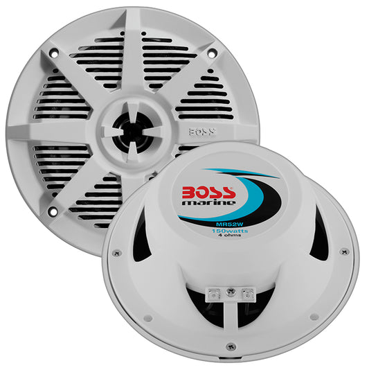 Boss Audio Marine 5.25” 2-way Speakers (white)