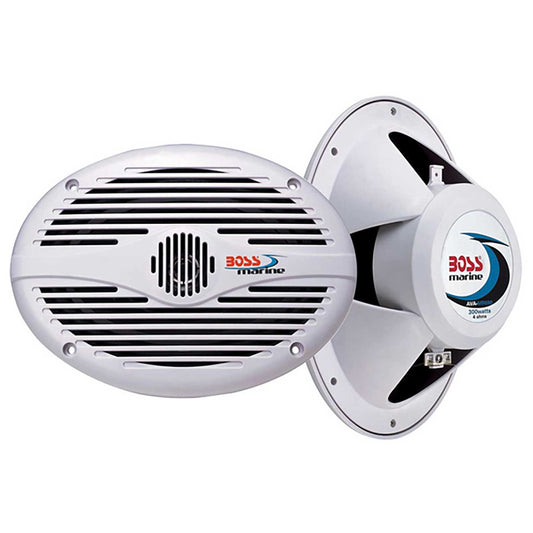 Boss Audio Marine 6×9″ 2-way Speakers (white)