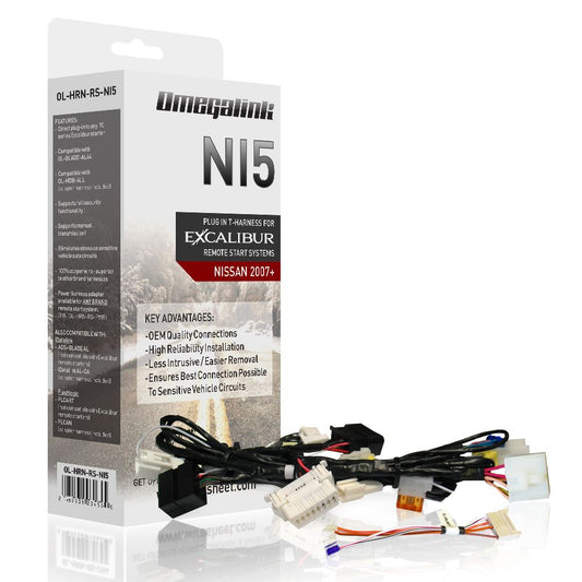 Omegalink Analog T-harness For Select Nissan/infinity Pts Models (2007-2023)