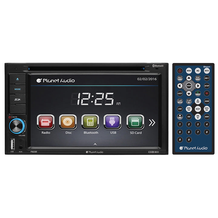 Planet Audio 6.2" D.din Touchscreen Dvd/bt