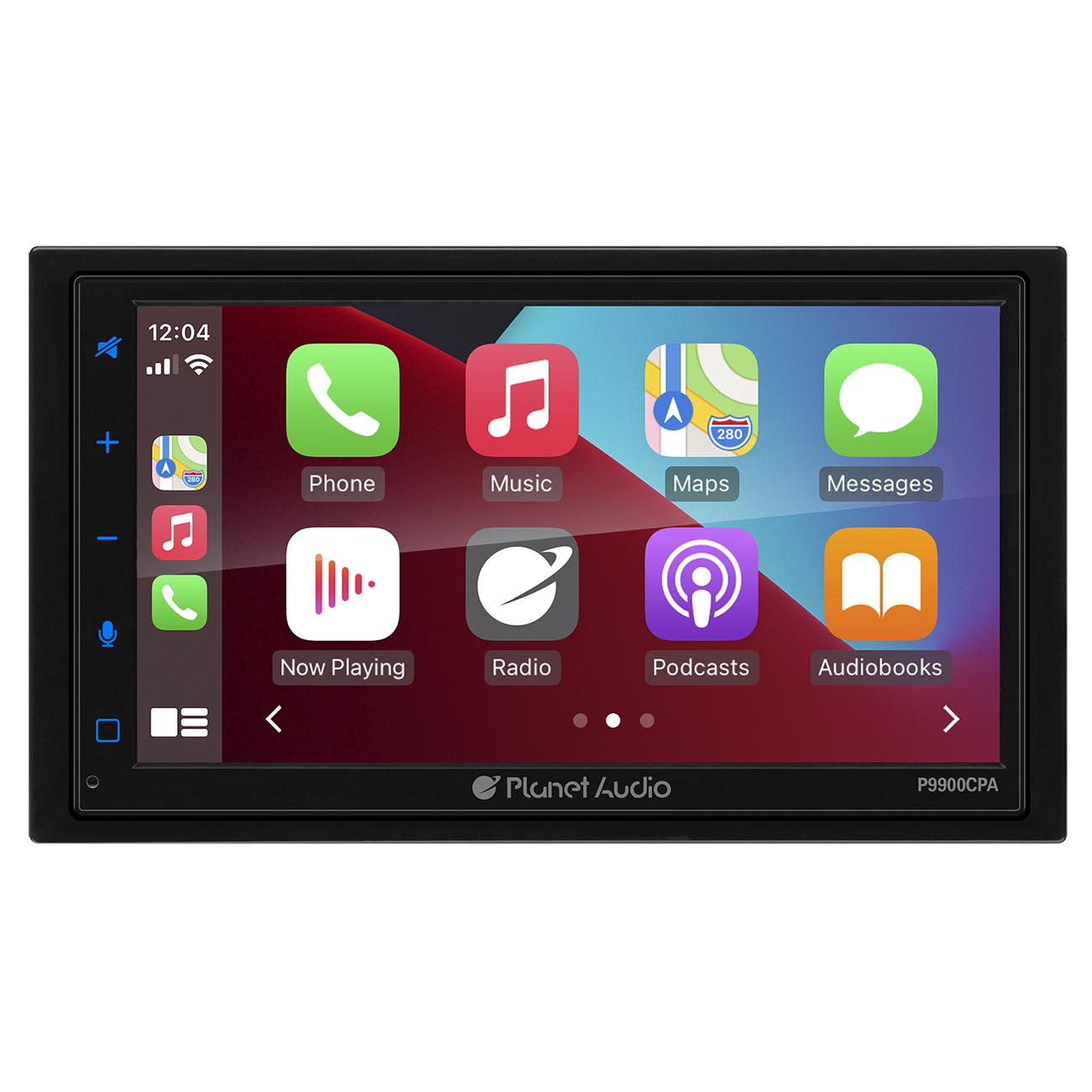 Planet Audio 6.75” Double Din Mechless Fixed Face Touchscreen Receiver With Android Auto/apple Carpl