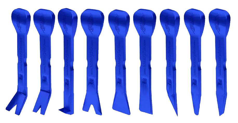 Xscorpion Strong Material Pry & Chisel Tool Dark Blue 1 Box = 9 Tools