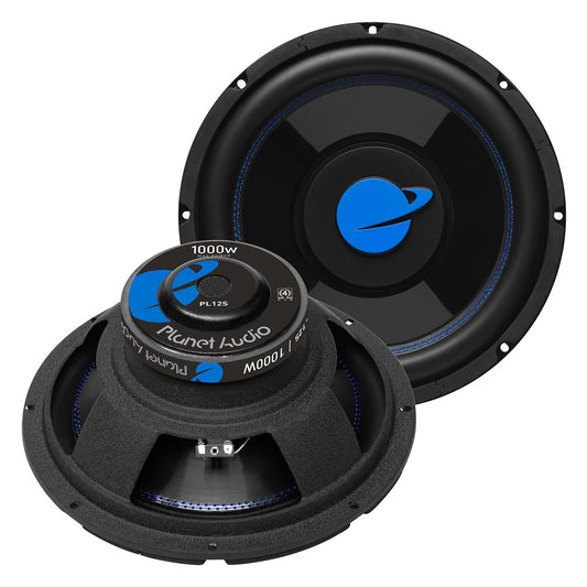 Planet Audio 12" Woofer 1000w Max Single 4 Ohm Voice Coil