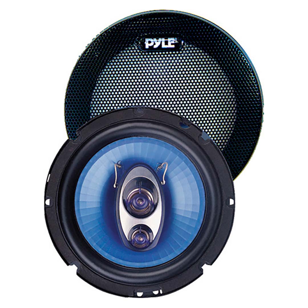 Pyle 6.5" 3-way Speakers - Blue Label Series