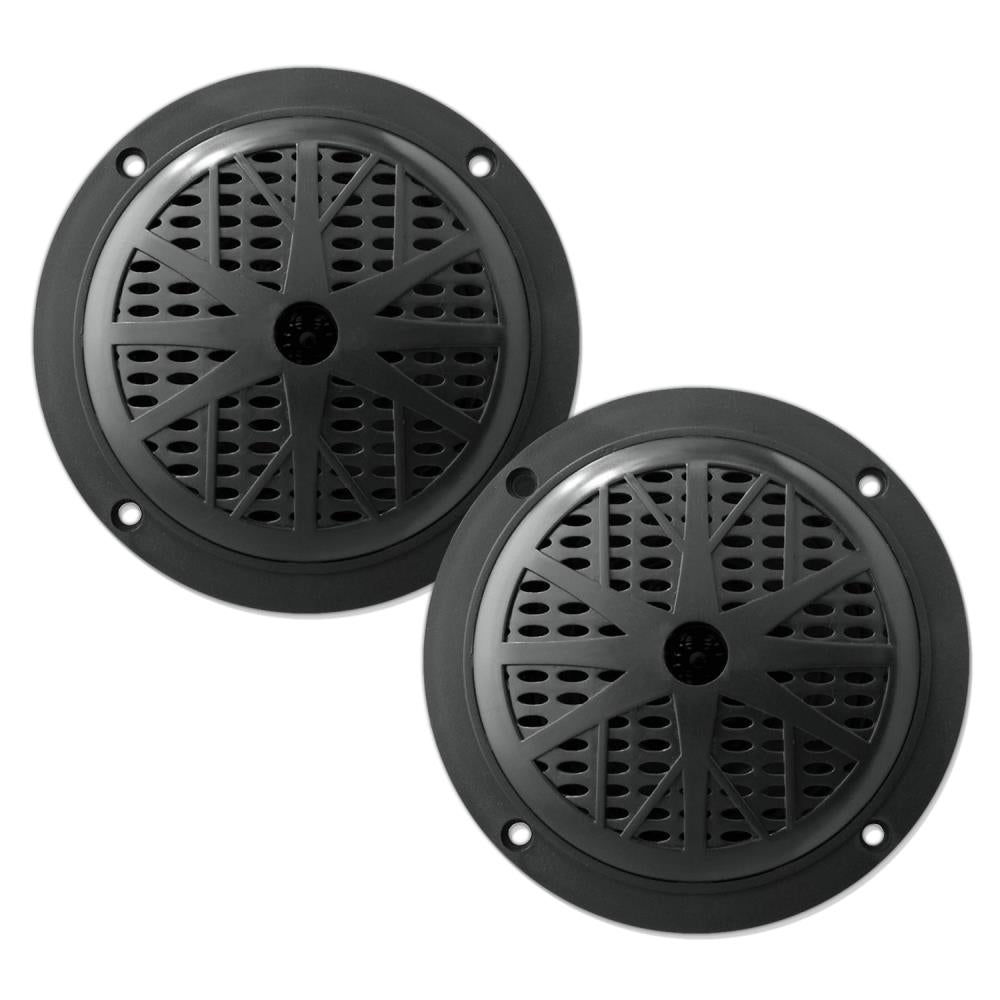 Pyle Marine 5.25” Dual Cone Speakers (black)