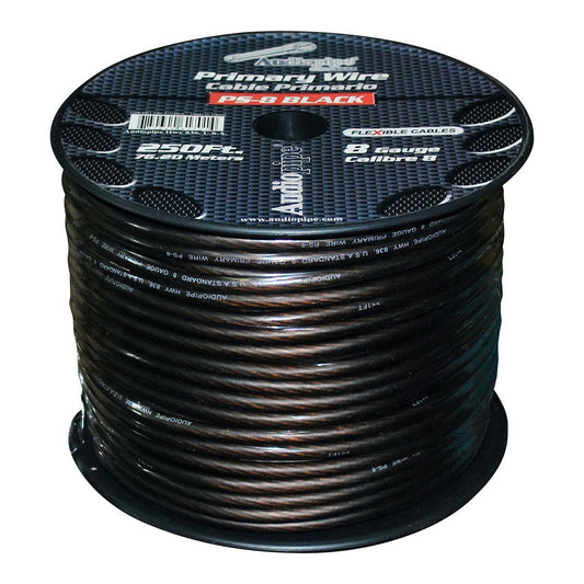 Audiopipe Flexible Power Cable Black 250 Ft.