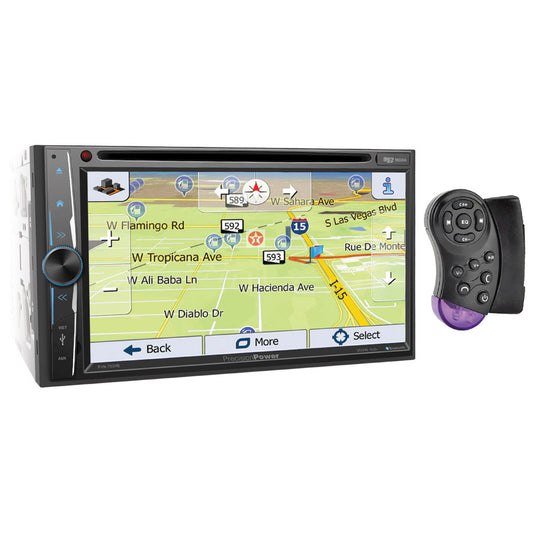 Precision Power 7" Navigation Dvd Double Din With Bluetooth Android Phonelink Remote