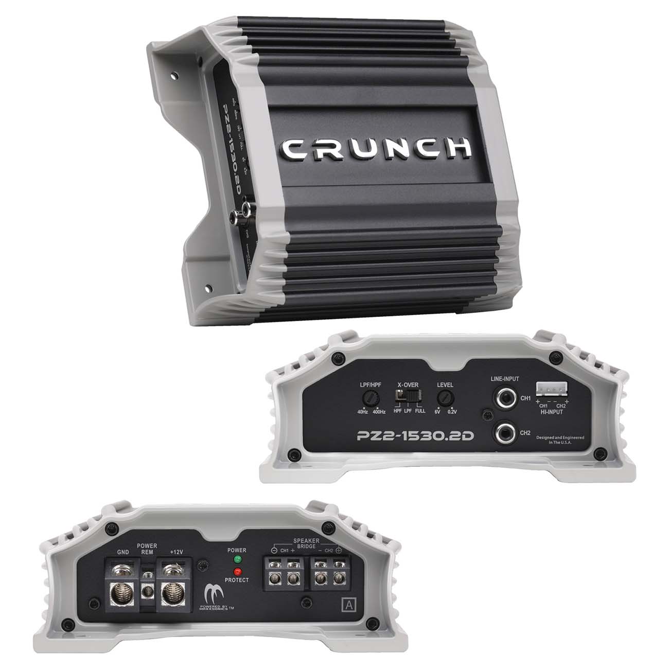 Crunch 2 Channel Amplifier 1500 Watts