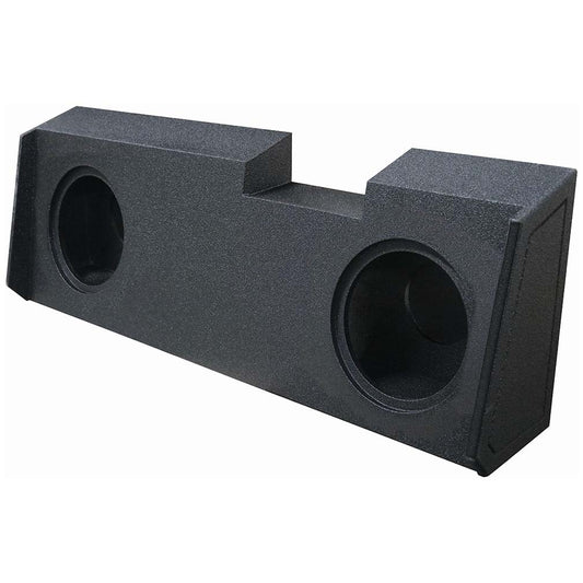 Qpower Chevy/gmc Crew Cab Or Double Cab '19-'22 Dual 12" Sealed Woofer Box