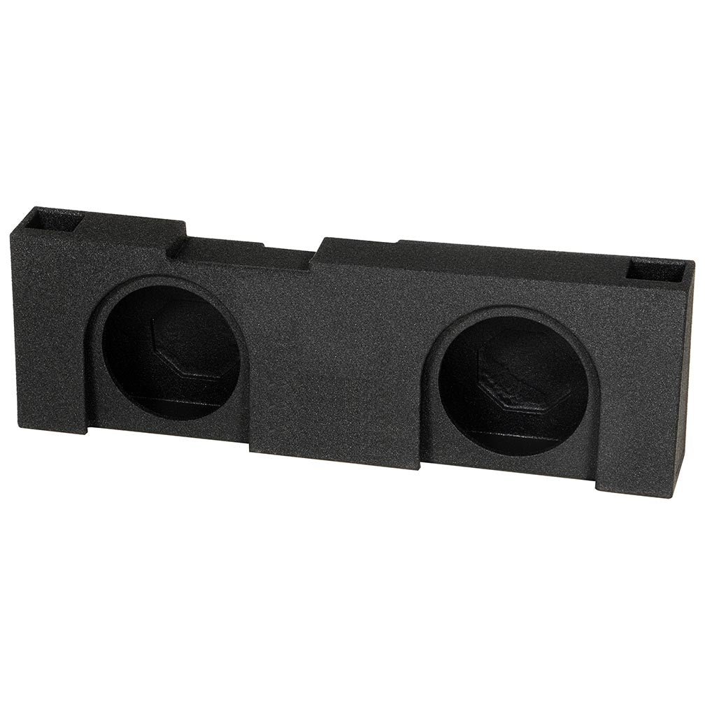 Qpower "qbomb" Chevy/gmc Crew Cab '14-'18 Dual 12" Empty Woofer Enclosure