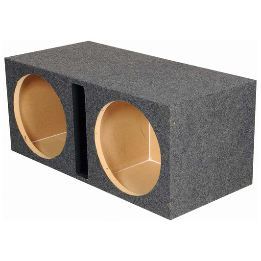 Qpower 2 Hole 15" Vented Woofer Box With 1" Mdf Face