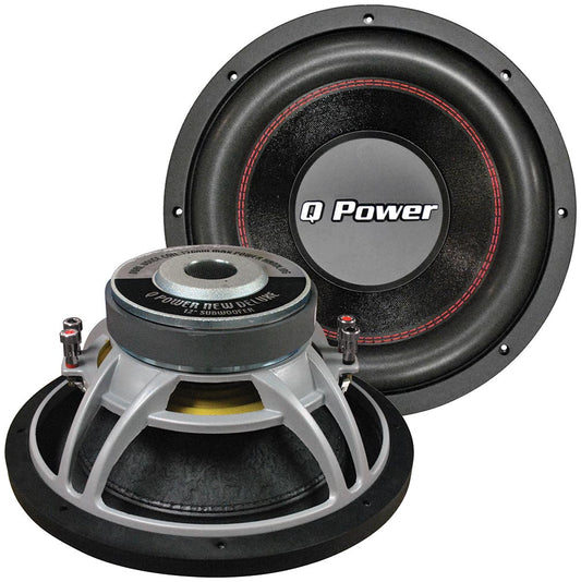 Qpower *qp12* 12" Woofer Deluxe Series Dvc 70oz. Magnet 1700 Watts