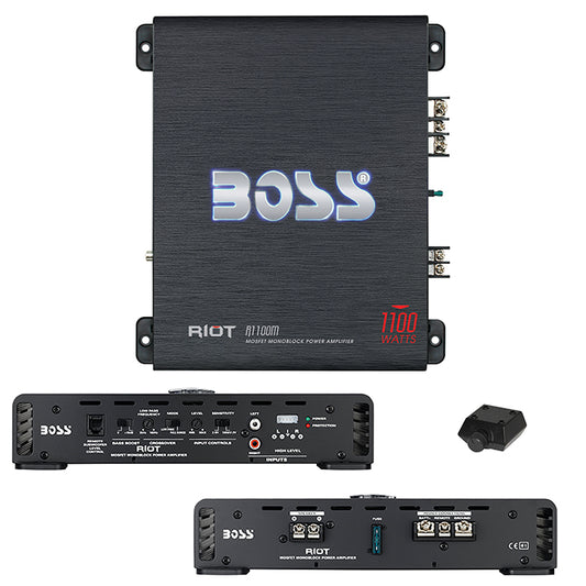 Boss Riot Monoblock Amplifier 1100w Max