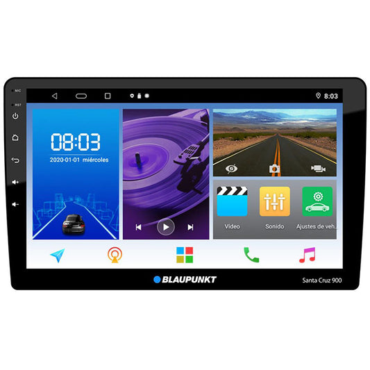 Blaupunkt 10.1″ Double Din Mechless Fixed Face Touchscreen Receiver With Phonelink Wi-fi Bluetooth