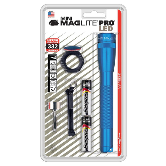 Maglite Mini Mag Led Pro 2-cell Aa Combo Pack - Blue