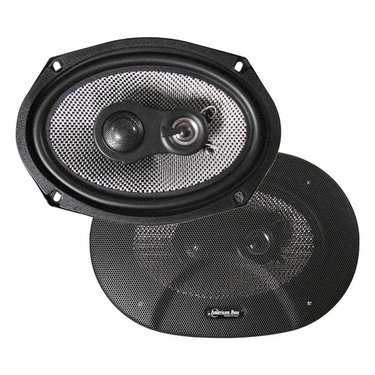 Speaker 6x9" 3-way (pair) 200watt American Bass;carbon Fiber