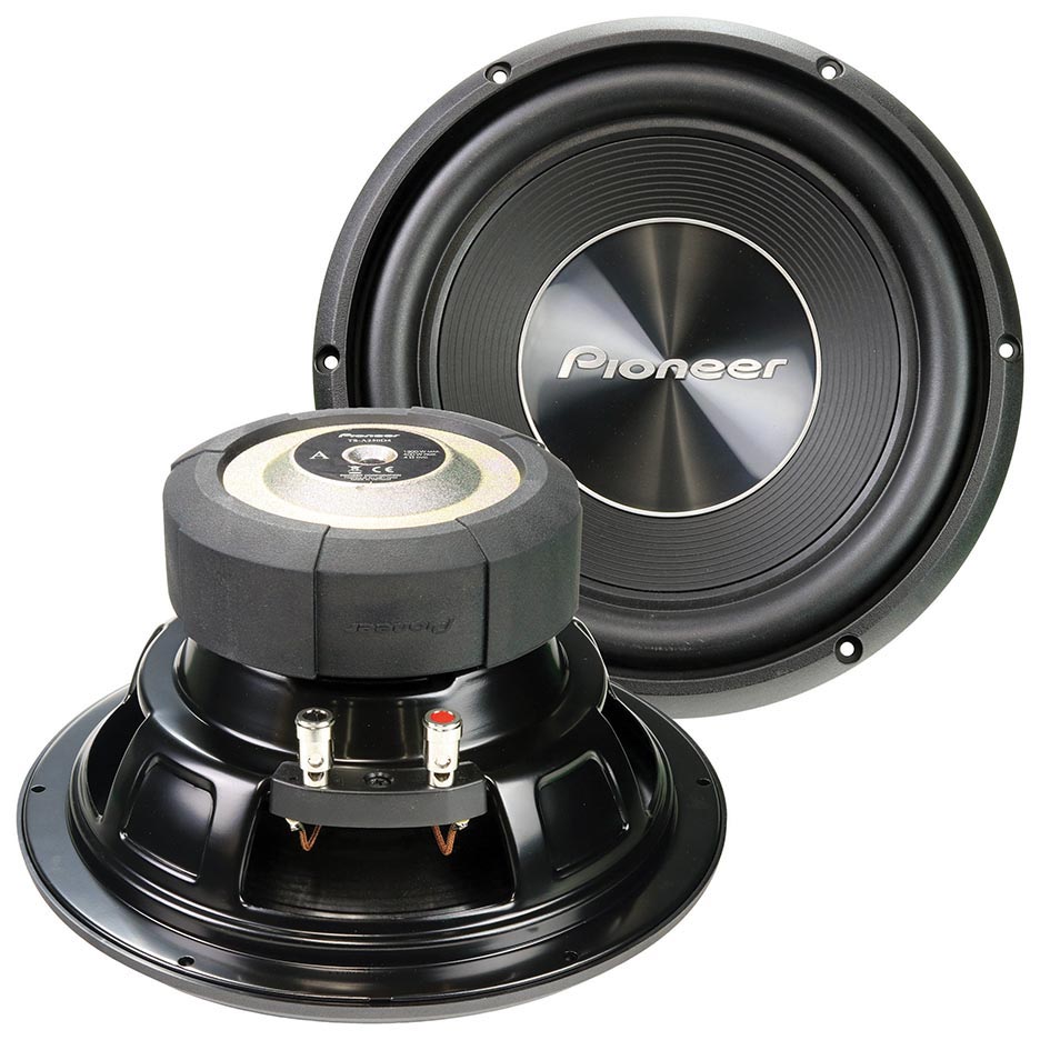 Pioneer 10" Dual 4ohm Subwoofer - 1300 Watts Max - 4 Ohm Dvc
