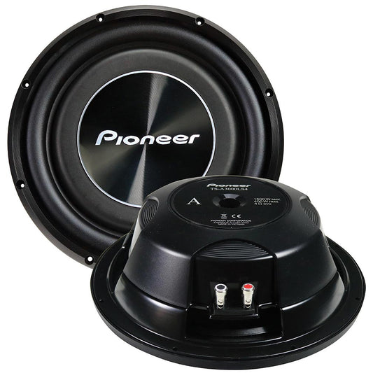 Pioneer 12" Shallow Mount Woofer 1500w Max Svc 4 Ohm