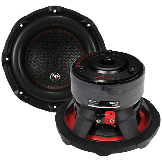 Audiopipe 8" Woofer 250w Rms/500w Max Single 4 Ohm Voice Coil