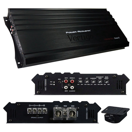 Power Acoustik Vertigo Series Monoblock Amplifier 10000w Max